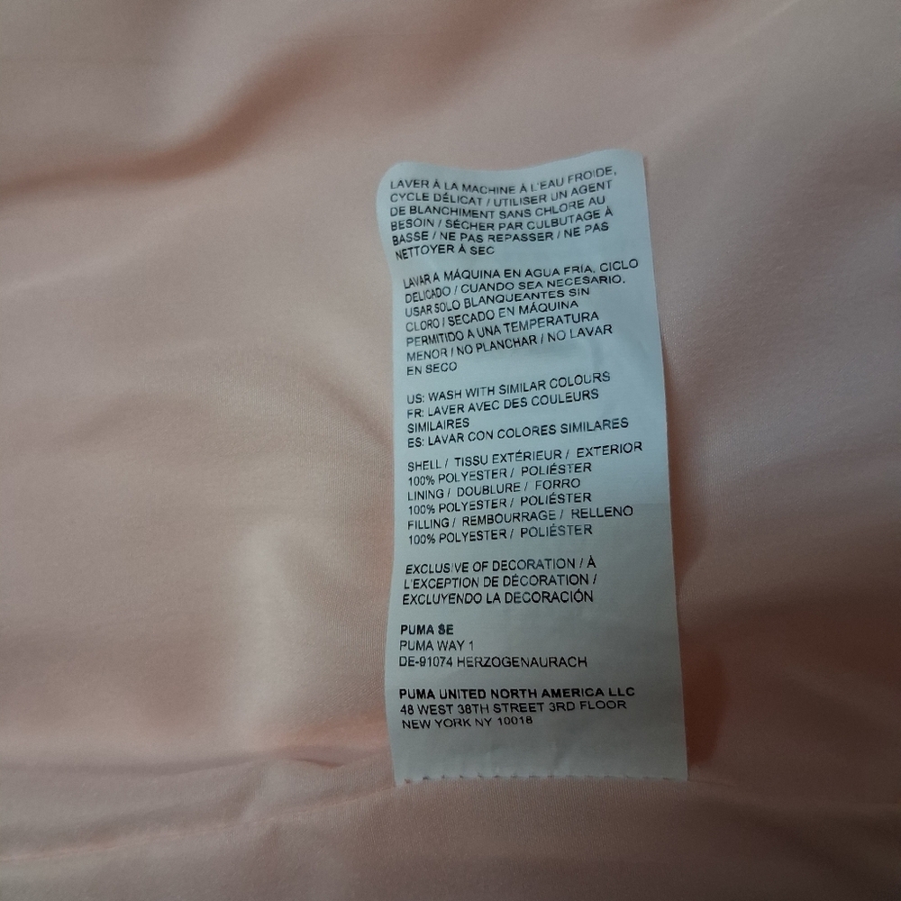 Puma Kids Light Pink Quilted Vest Size M.10/12 - Picture 15 of 16